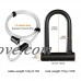 Kingswell U Lock Bike Lock  Heavy Duty Bicycle Lock with 47''Cable and 0.55'' Steel  PVC Coating/Thick Diameter/Mounting Bracket and 3 Keys - B07CQJXY7G